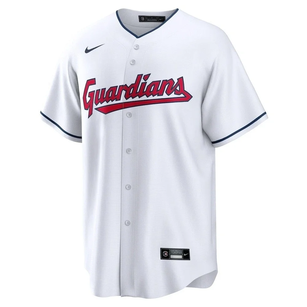 Cleveland Guardians Home‎ White Nike Men's Size XL Baseball Jersey NWOT